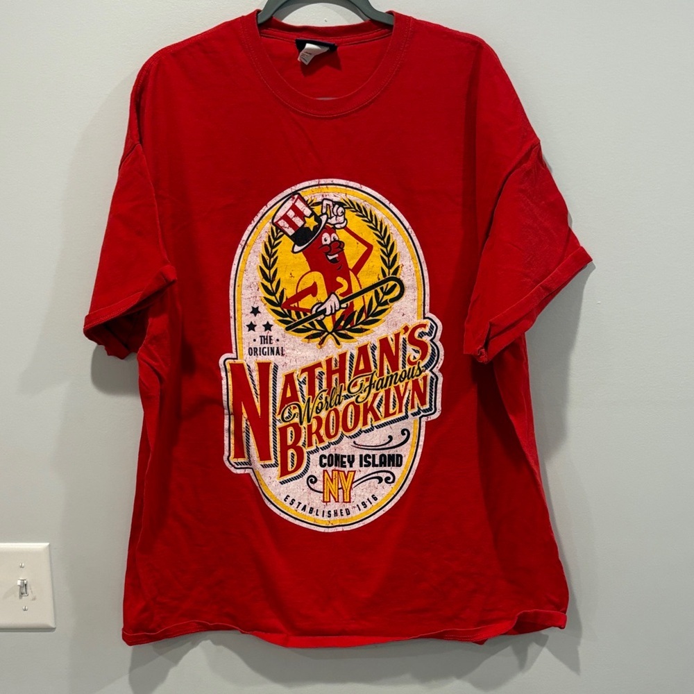 MV Sport Red Nathan's Brooklyn Tee
